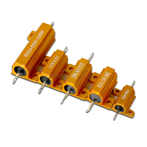 RX24 алюминиевый корпус резисторов мощности 10 Вт 25 Вт 50 Вт 100 Вт 200 Вт 300 Вт 500 Вт с алюминиевым корпусом - Product Image 1