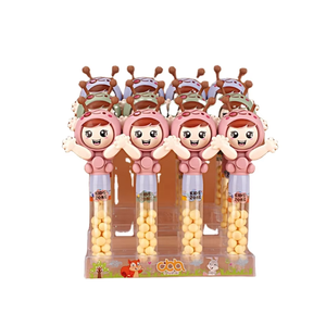 Candy Toys 2025 nuevo molde niños juguetes niños pequeños abeja en forma de dibujos animados cara giratoria cambio muñeca dulces contenedor caja de azúcar - Product Image 1