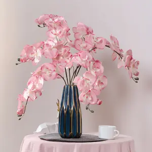 Réel comme les orchidées fleurs artificielles Real Touch Latex papillon orchidée fleur pour la maison mariage décoratif fleurs de pièce maîtresse