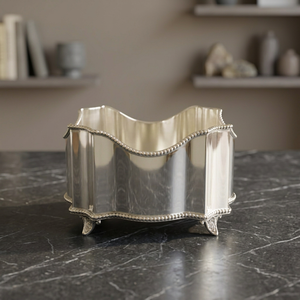 Refroidisseur à vin en laiton plaqué argent - Product Image 4
