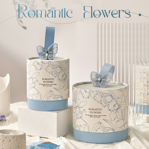 Boîtes <span class=keywords><strong>Cadeaux</strong></span> de Luxe en Gros, Emballages Cylindriques Ronds Personnalisables <span class=keywords><strong>pour</strong></span> Fleurs, Bonbons, Fête des Mères, Saint-Valentin - Product Image 4