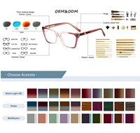 MS 97770 2025 Nuevas gafas Gafas ópticas Gafas femeninas Marco completo de metal con luz antiazul y diseño fotocromático personalizado