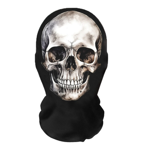 Máscara de Calavera de Cara Completa para Halloween, Estilo Imagen, Transpirable, Impermeable, con Estampado Digital, Gorro Balaclava de Malla para Deportes - Disponible en Tienda - Product Image 1