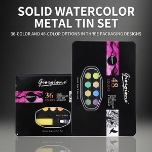 Juego de Acuarelas Sólidas Hexagonales de 36 Colores, Directo de Fábrica Giorgione, Suministros de Pintura de Grado Profesional para Artistas - Product Image 2