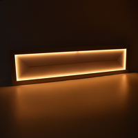 Lámpara de Techo Plana de Superficie Regulable de 300x1200 mm (1x4 pies), 5CCT, 40W, con Luz Nocturna para Cocina y Sala de Estar, Directo de Fábrica