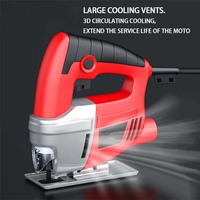Scie sauteuse circulaire électrique portative pour le travail du bois, outil électrique 650W, scie à onglet