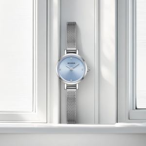 Reloj de Cuarzo para Mujer, Diseño Cuadrado, Acero Inoxidable, Logotipo Personalizado OEM, Tamaño Pequeño, Cerámica, Variedad de Colores, Joyería Moderna - Product Image 3