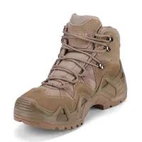 Chaussures de randonnée imperméables pour hommes et femmes, chaussures militaires, bottes de combat dans le désert, chaussures d'extérieur, d'escalade, de camping, de randonnée