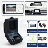Trackerking Caméra embarquée 1080P de haute qualité, best-seller, avec IA ADAS DMS 4G GPS, enregistreur de conduite et fonction SOS d'urgence
