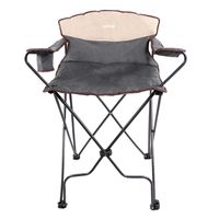 Extérieur portatif Pliable de Plage Pliante Chaise De Camping De Luxe