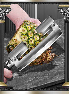 Couteau à éplucher en acier à haute teneur en carbone sans manche en bois Syh238 pour ananas et canne à sucre (vente en gros) - Product Image 6