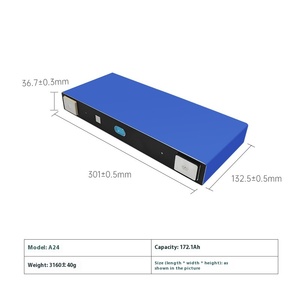 Batería de estado sólido prismática personalizada TLEC 3.22V 172.1Ah 3C 100 Million Weft, celda cuadrada para embarcaciones, vida útil de 5000 ciclos - Product Image 2