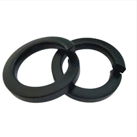 Rondelles de serrage à ressort en acier inoxydable M20 haute résistance, surface oxydée noire, denture externe sphérique, durabilité accrue
