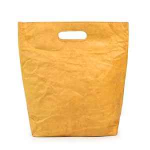 Sac isotherme réutilisable et résistant à l'eau pour le déjeuner, sac à lunch en papier lavable et isolé, pochette légère en Tyvek avec poignée - Product Image 1