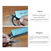 Controlador LED AC-DC Impermeable IP67, Carcasa de Aluminio de Alta Calidad, Garantía de 3 Años, Larga Vida Útil MTBF HUARON CE