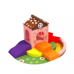 Escalera de escalada suave para Educación Temprana, combinación deslizante para bebés, PISCINA DE BOLAS suaves para interiores, patio de recreo para bebés, entrenamiento sensorial - Product Image 3