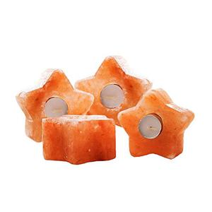 Porte-bougie sel étoile bougies chauffe-plat sel étoile-entreprises siennes - Product Image 4