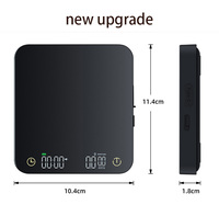 Usine OEM & ODM Tête d'instrument Bluetooth plus mince Fonction de chronométrage 3kg/0.1g Balance à café portable électronique intelligente