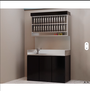 Hair Salon Stainless Steel Locker Dyeing Paste Rack Dyeing Paste Hanging Display Rack <b>Storage</b> Rack - Product Image 5