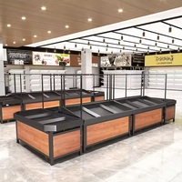 En promotion : Étagères de présentation de fruits et légumes pour supermarchés et tables promotionnelles