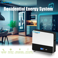 Baterai Power Wall Lifepo4 Solar, Sistem Penyimpanan Energi Surya Dinding 48v100ah 5kwh 10kwh, Baterai Lithium Rumah Tangga