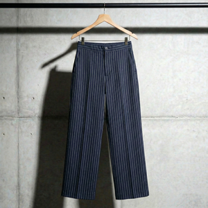 <span class=keywords><strong>Pantaloni</strong></span> Estivi da Donna 2026 in Misto Cotone e <span class=keywords><strong>Lino</strong></span> <span class=keywords><strong>a</strong></span> <span class=keywords><strong>Righe</strong></span>, Gamba Larga, Vita Alta, per Ufficio - Product Image 2