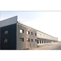 Entrepôt logistique moderne en acier avec puits de lumière ventilés - Bâtiment préfabriqué pour atelier et stockage dépendant de la lumière