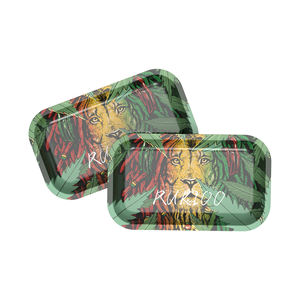 ถาดม้วนโลหะดีบุกถาดกลิ้งสำหรับเสิร์ฟยาสูบโลโก้แบบกำหนดเอง - Product Image 2