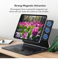 Clavier magnétique rétro-éclairé pour iPad Air 4/5/6/7/10.9 "/11" et iPad Pro 11 ".
