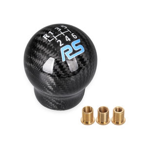 Pommeau de levier de vitesses en fibre de carbone pour <span class=keywords><strong>Ford</strong></span> <span class=keywords><strong>Fiesta</strong></span> 5/6 vitesses RS/ST Focus - Product Image 1