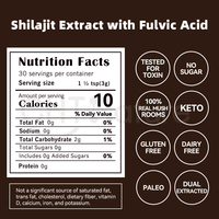 CHTNature Compléments Énergétiques Café Instantané Shilajit en Poudre 100g/Sachet Café Shilajit