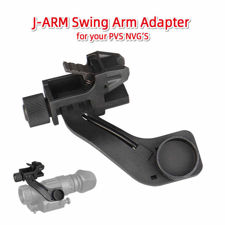 Good PVS-14 Night Vision J-Arm Headset Adapter Connect to NVG Mount ...