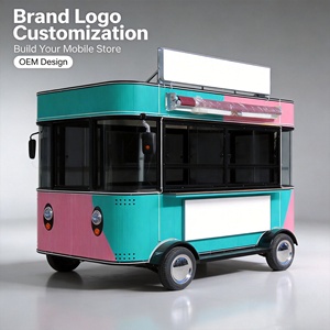 Chariot de restauration mobile mini en aluminium et fibre de verre, best-seller, avec garantie d'un an, marque CNCX, exportation mondiale - Product Image 1