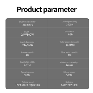Lái Xe Mặt Đất Máy Giặt Công Nghiệp Thương Mại Nhà Xưởng Bàn Chải Hút Và Kéo Tích Hợp Quét Quét - Product Image 4