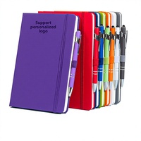 Carnet en similicuir rigide personnalisé avec logo, sangle de maintien, reliure sans fil, bloc-notes épaissi, agenda professionnel, 100 feuilles