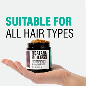 Crème d'huile de Batana Premium 100% Naturelle Non Raffinée Hydratante Nourrissante <span class=keywords><strong>Cheveux</strong></span> et Peau Anti-Frisottis Fortifiante Idéale pour un Soin Profond et à offrir en cadeau - Product Image 2