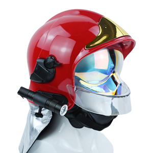 Casco Antincendio ANBEN Stile Europeo F1 GALLET con Visiera Dorata EN443 Elmetto Protettivo per Soccorso d'Emergenza - Product Image 3