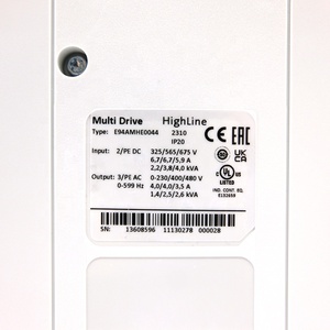 E94AMHE0044 (13608596) 1.5kW 9400 HighLine Variateur de fréquence / Amplificateur industriel pour l'automatisation - Product Image 2