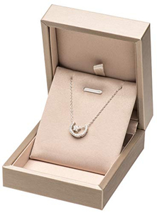 Caja de Joyería de Malla Metálica con Diseño Personalizable para Guardar Pulseras, Anillos, Aretes y Collares, Caja de Regalo de Cuero PU - Product Image 6