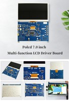 Carte de commande LCD universelle multifonction Polcd 7 pouces, mini carte de commande pour écran LCD TFT 1024x600