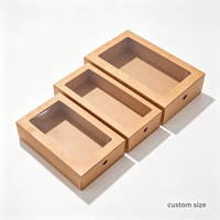 Boîte d'emballage personnalisée en papier kraft jetable pour biscuits avec doublure en carton, boîte à emporter, emballage alimentaire recyclable, vente en gros