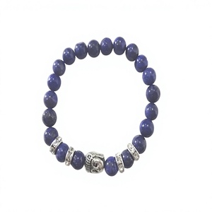 Pulsera de Cuarzo Pulido con Cabeza de Buda de Cristal Transparente Hecha a Mano, Joyería Curativa para el Día de Acción de Gracias - Product Image 4