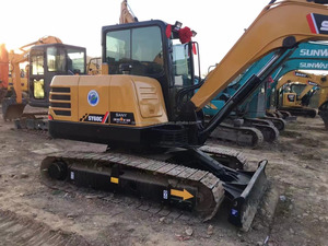 Venta caliente Precio bajo SANY Segunda mano Mini excavadora sobre orugas SY60C/SY55C/SY75C Excavadora usada 2021 Modelo 6 TON Motor y Motor Stock - Product Image 4