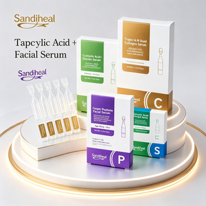 Suero Facial de Ácido Hialurónico Vegano, Cruelty Free, Belleza Natural, Líquido para Suavizar la Piel Áspera, Botella de Vidrio Reciclable, Producción en Lotes Pequeños, Personalizable - Product Image 1