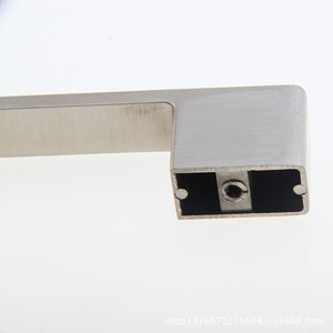 Tirador de Gabinete de Aleación de Aluminio de 96 mm, Negro Cepillado, Diseño Moderno, Forma de Barra, Duradero - Product Image 4