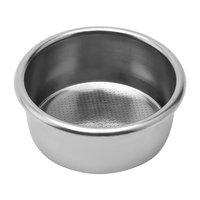 Porte-filtre pour machines à café expresso, accessoires d'extraction, design à nano-trous, panier filtrant en acier inoxydable de 51 mm