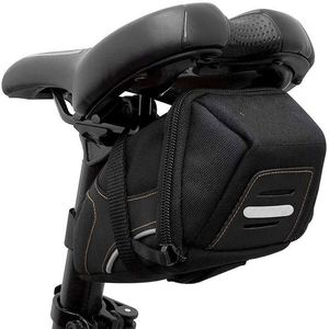 Bolsa de sillín de bicicleta resistente al agua de fábrica BSCI para bicicleta de montaña y carretera - Product Image 4
