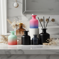Flacon de parfum en verre de luxe vide 150 ml, diffuseur d'arômes en verre pour la décoration de la maison