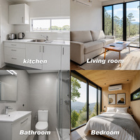 Casa Contenedor de Dos Pisos de 20 Pies, Casa Cápsula de Diseño Contemporáneo, Ecológica, Portátil, Resistente y Personalizable
