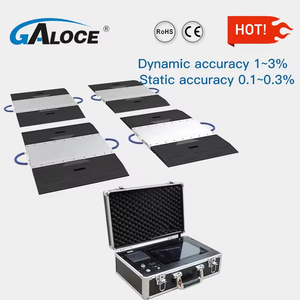 Gpwa10 Xách Tay Không Dây Trailer Xe Tải Axel Cầu Cân Quy Mô Hệ Thống Cân Pad Bánh Xe Định Lượng Quy Mô Xe Tải Với Máy In - Product Image 2